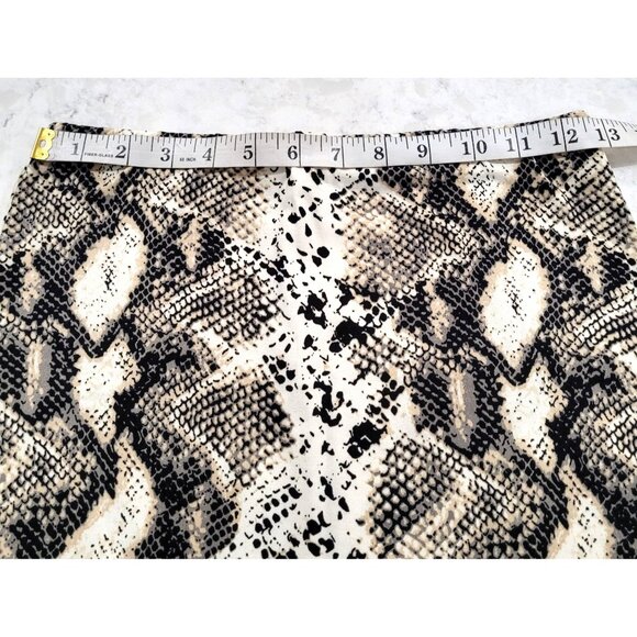 Love J Snake Print Bodycon Pencil Skirt Soft Polyester Blend Size M - Picture 6 of 7
